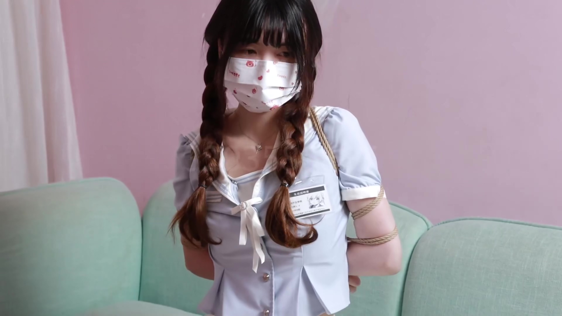 chinese girl first bondage video poster