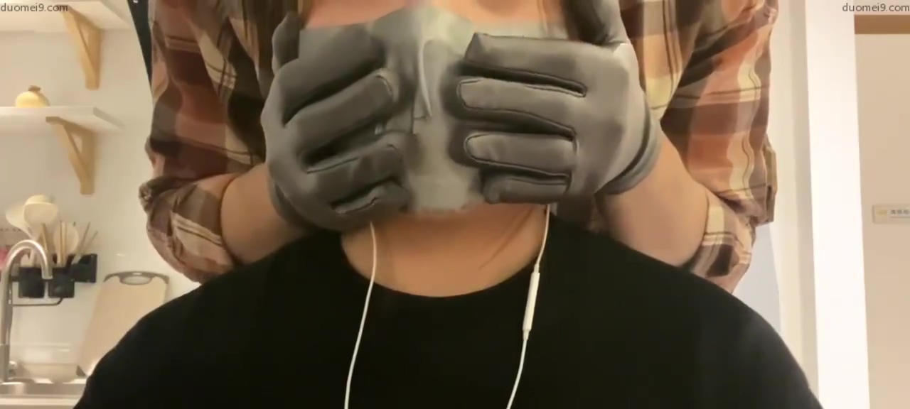 girl duct tape gagged video poster