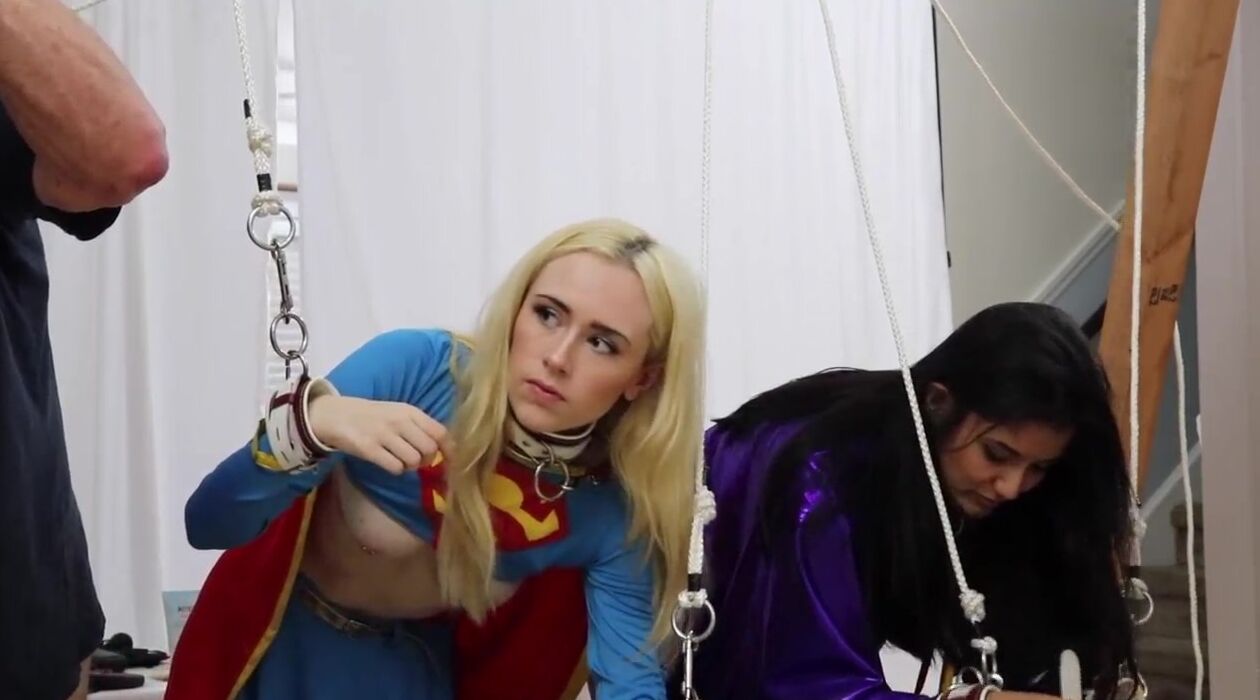 candy white / viva athena “supergirl solo one-3” bdsm doggy style poster