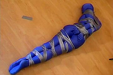 zentai suit duct tape job [full] poster