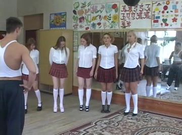 coach forces schoolgirls to undress and on their knees poster